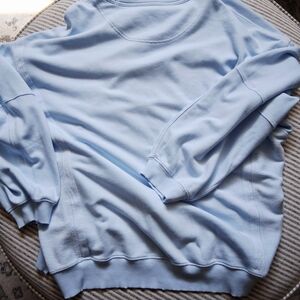 NWT Aerie Light Blue Women's Crew Neck Sweater